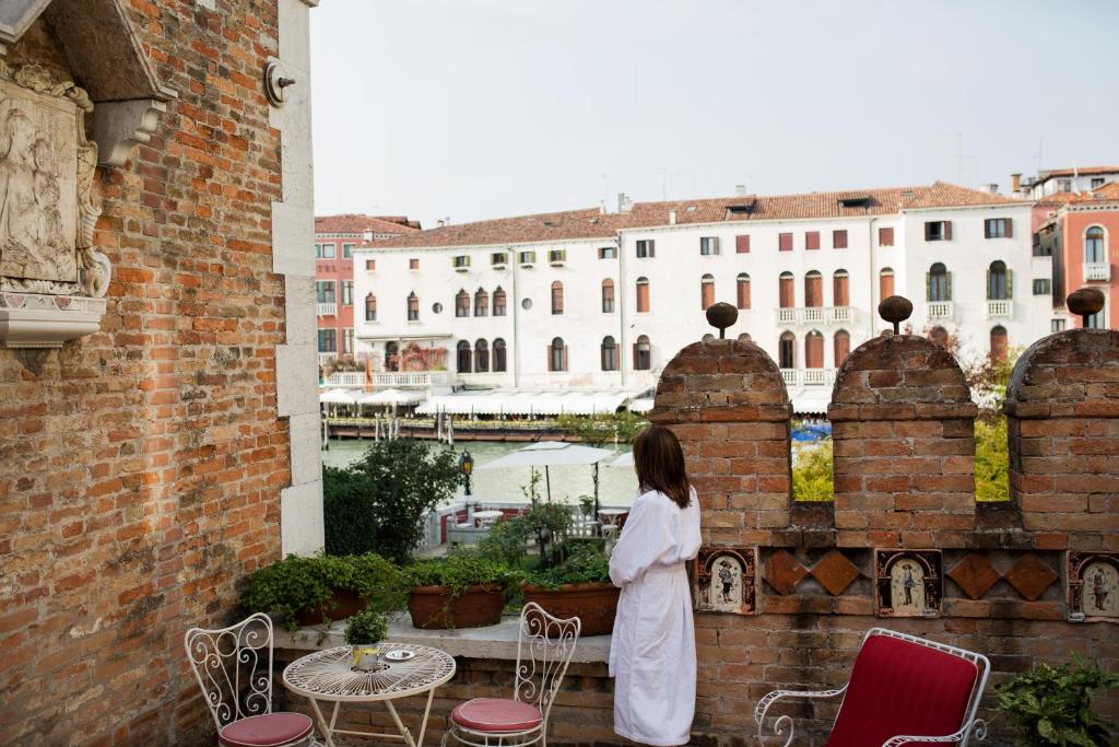 Terrazza di Cà Nigra Lagoon Resort affacciata sul Canal Grande a Venezia