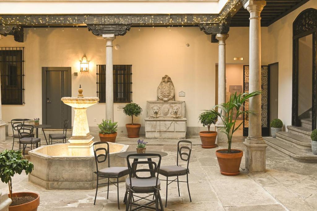 Patio de 1620 del Palacete 1620 en el centro de Granada