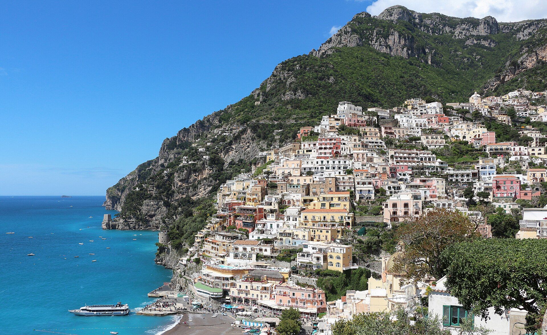 Positano sulla Costiera Amalfitana