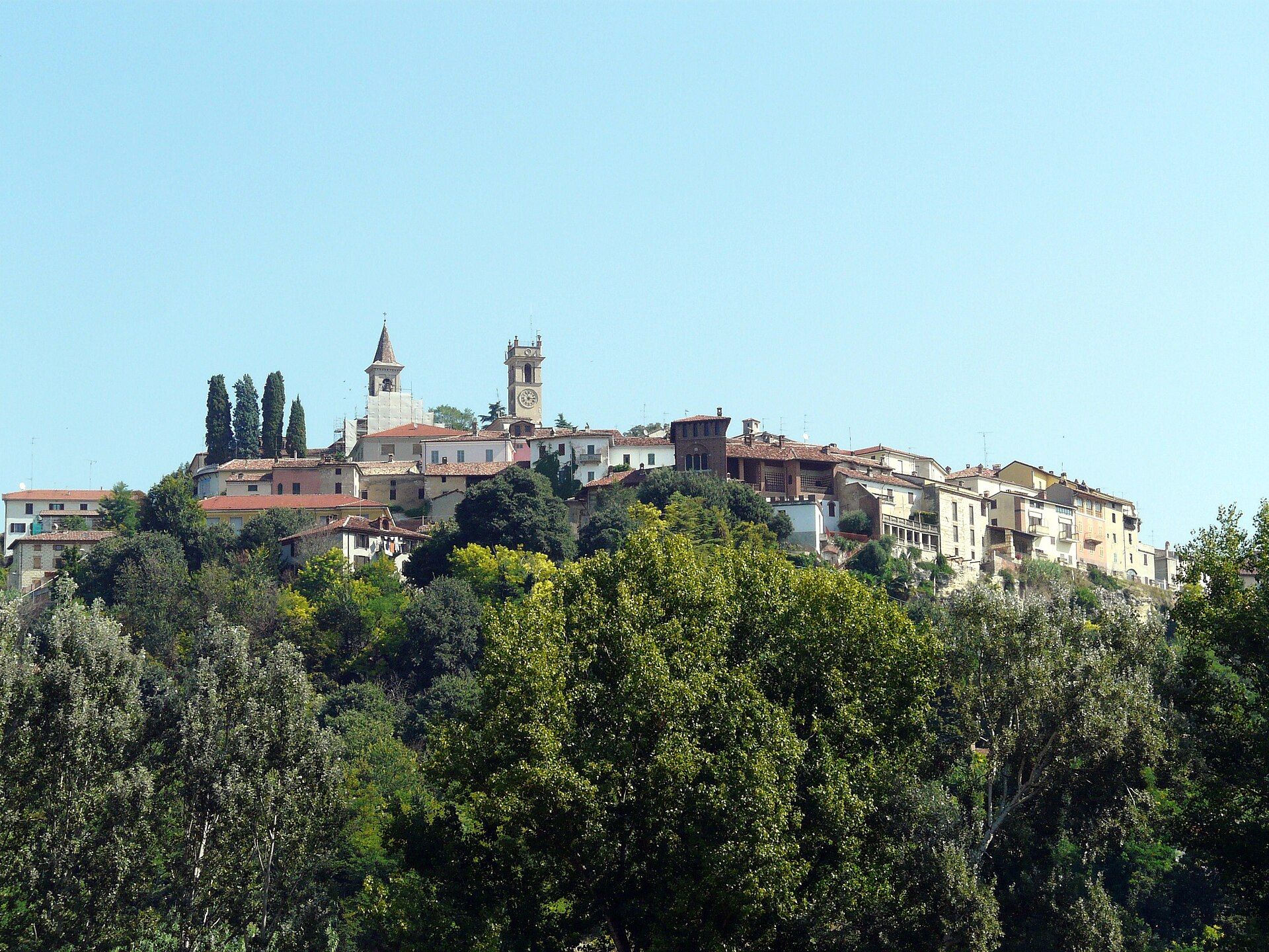 Rosignano Monferrato tra le colline