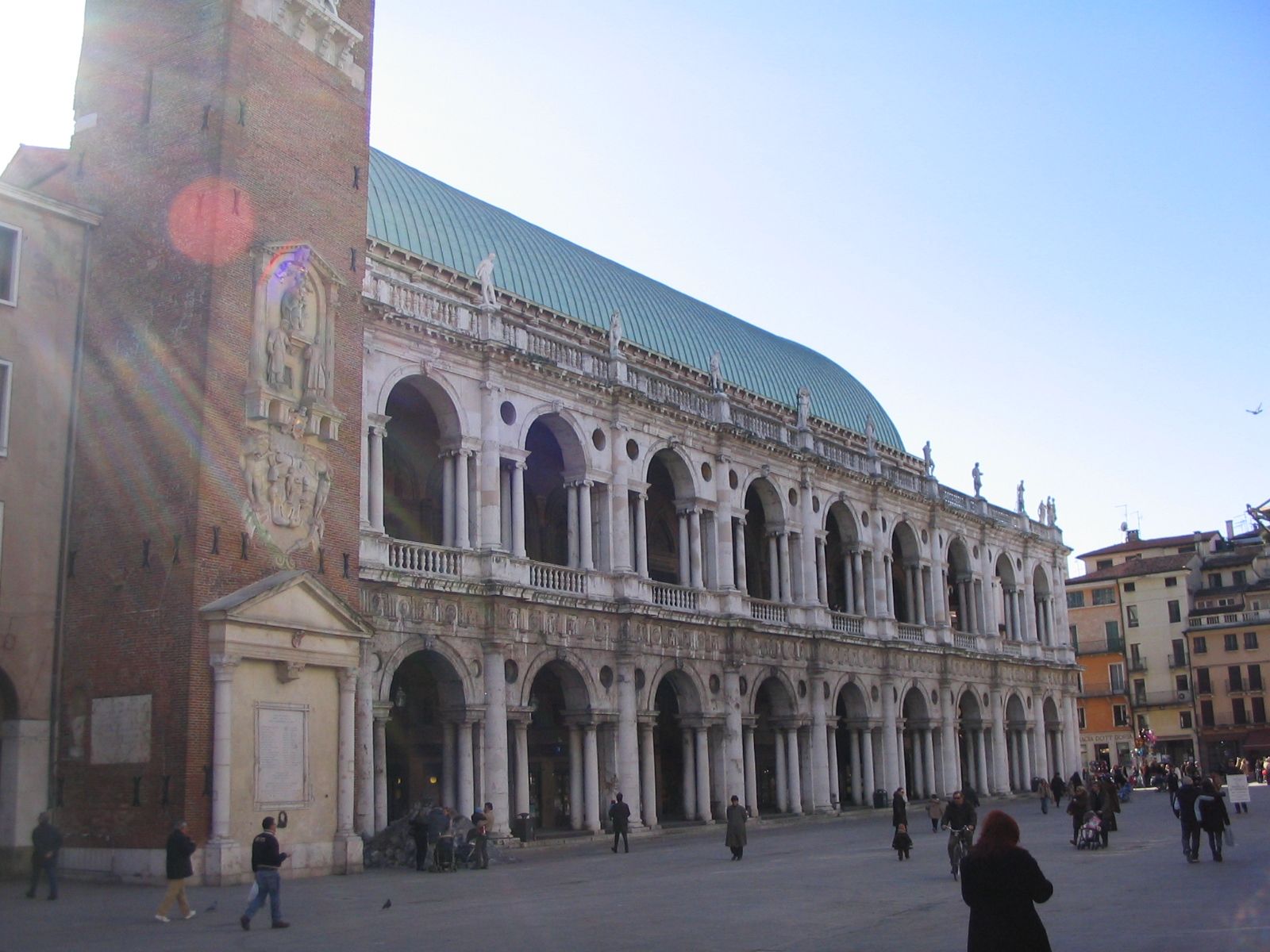 La Basilica Palladiana in Piazza dei Signori a Vicenza