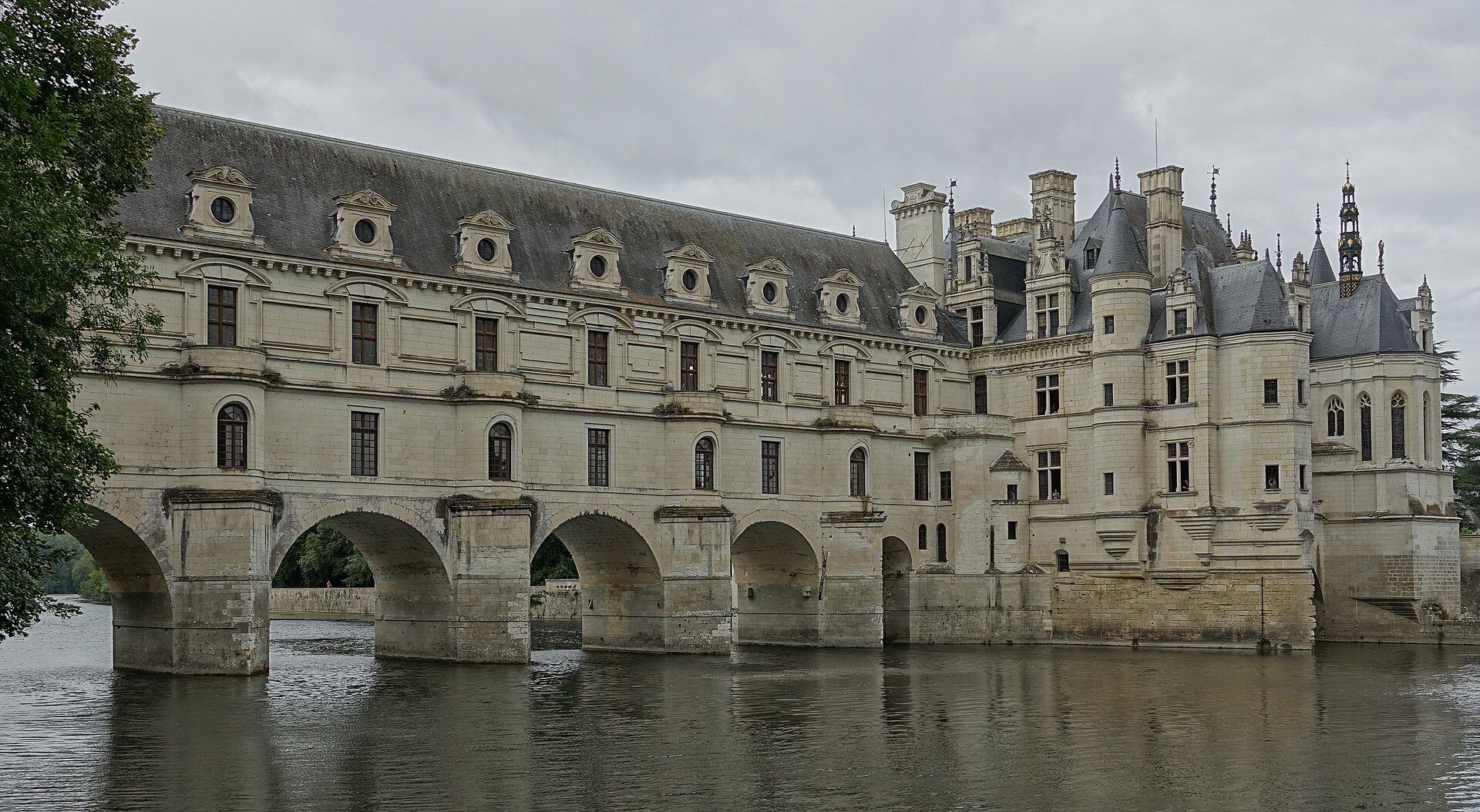 Le château de Chenonceau sur le Cher
