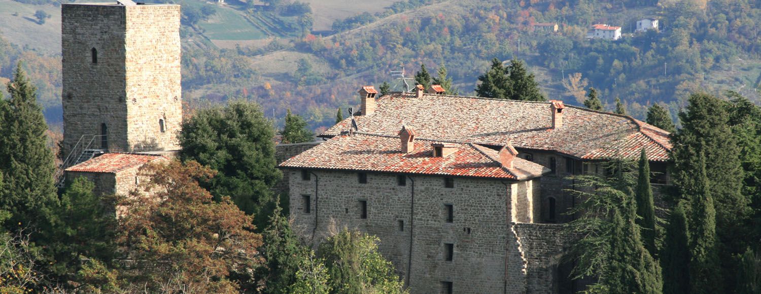 Il Castello di Petroia sulle colline di Gubbio, in Umbria